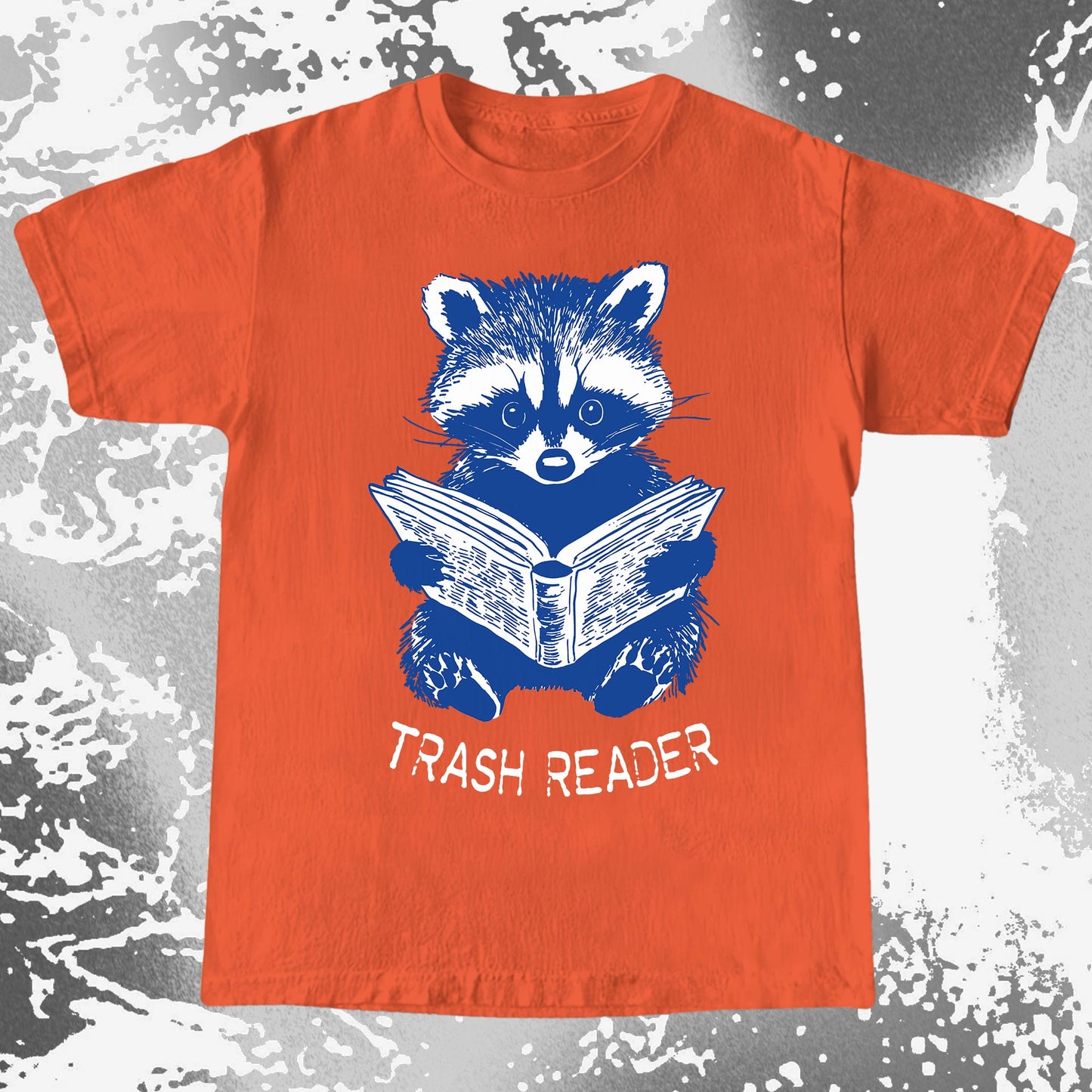Trash Reader Raccoon Shirt – Funny Book Lover Graphic Tee