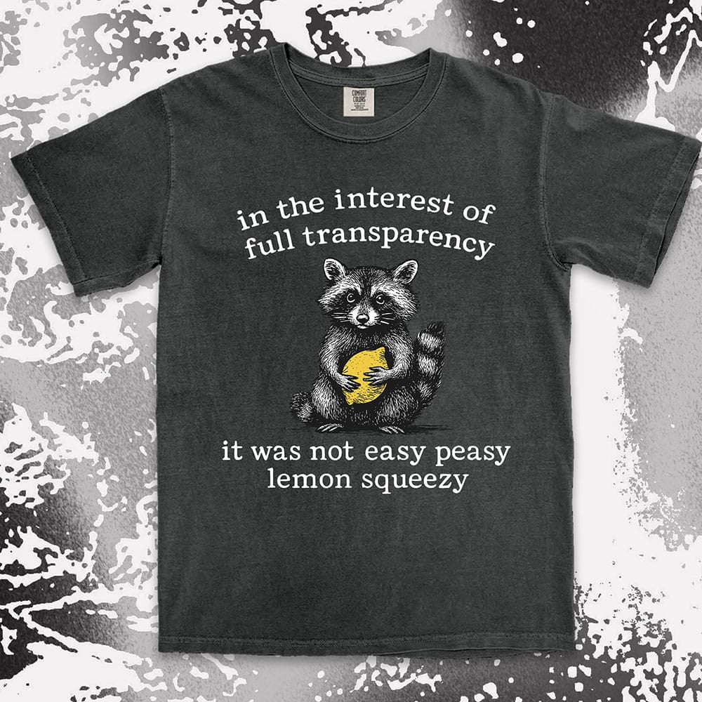 Raccoon Lemon Shirt