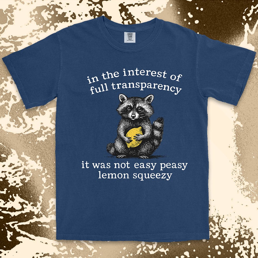 Raccoon Lemon Shirt