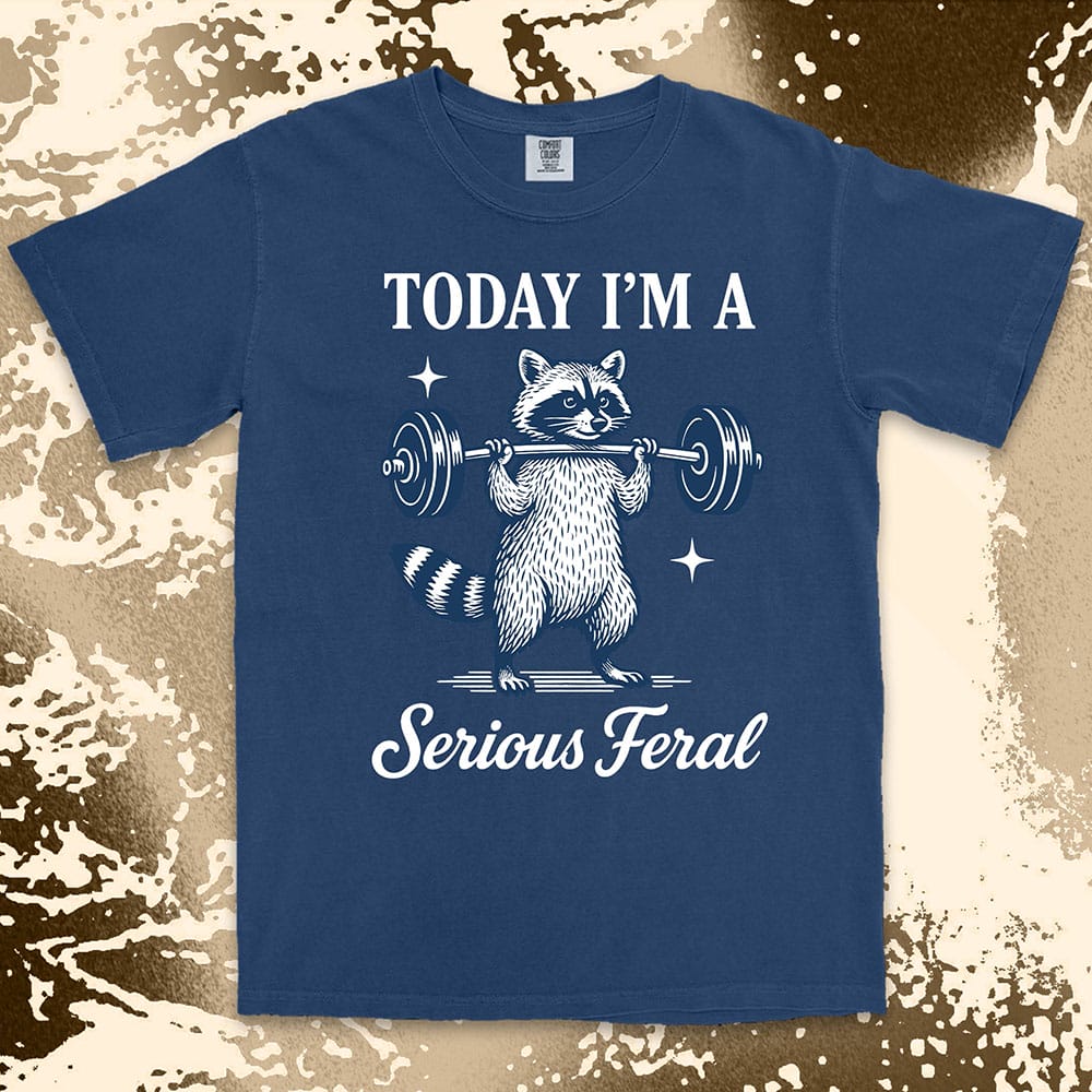 Serious feral raccoon