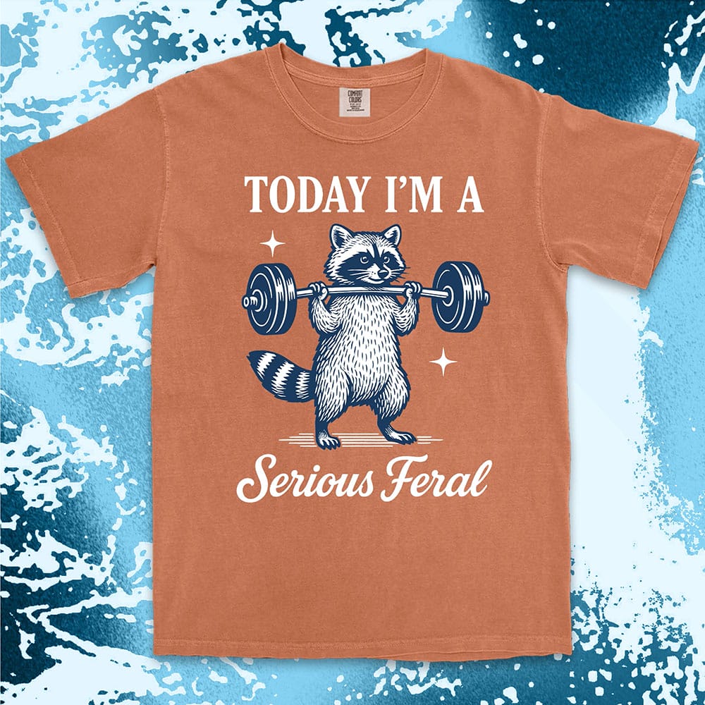 Serious feral raccoon