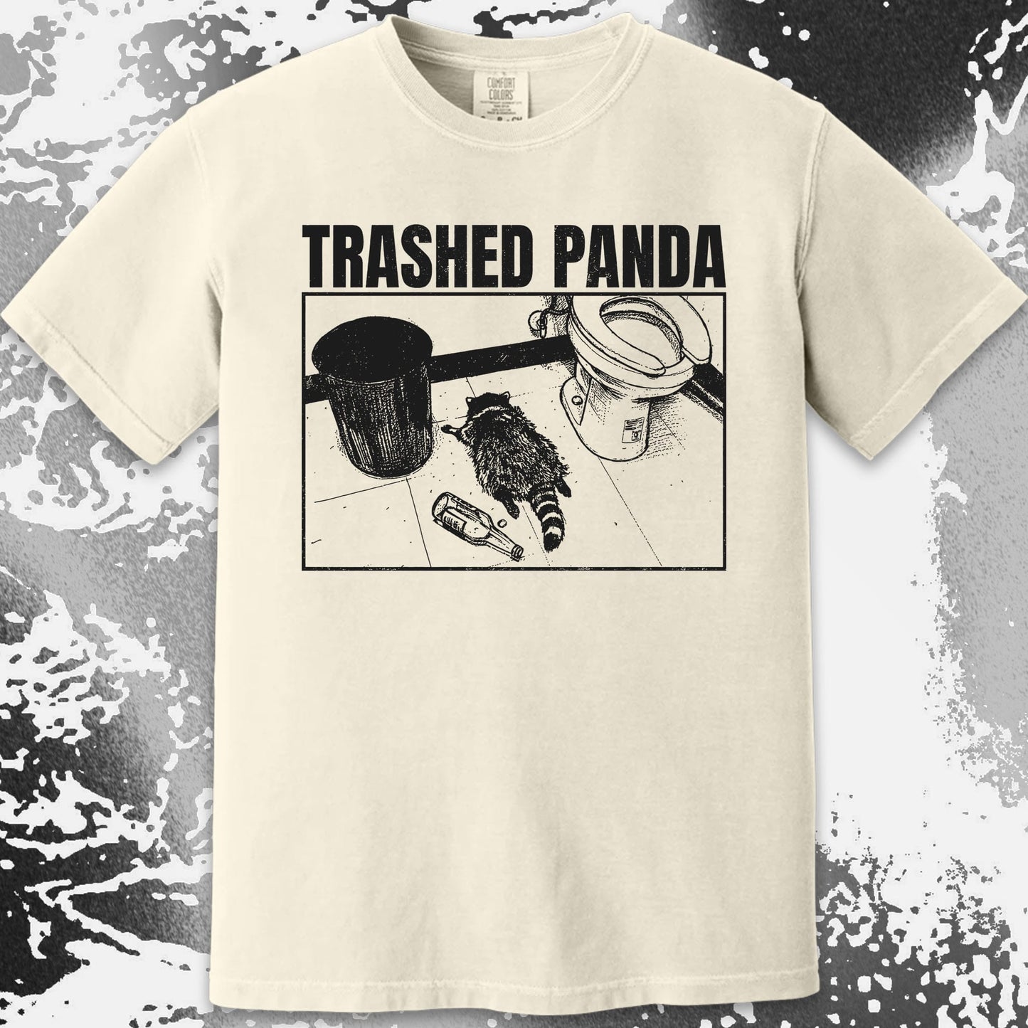Trashed Panda Funny Drunk Raccoon