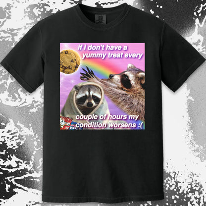 If I Don’t Have a Yummy Treat Raccoon T-Shirt