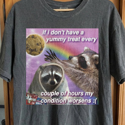 If I Don’t Have a Yummy Treat Raccoon T-Shirt