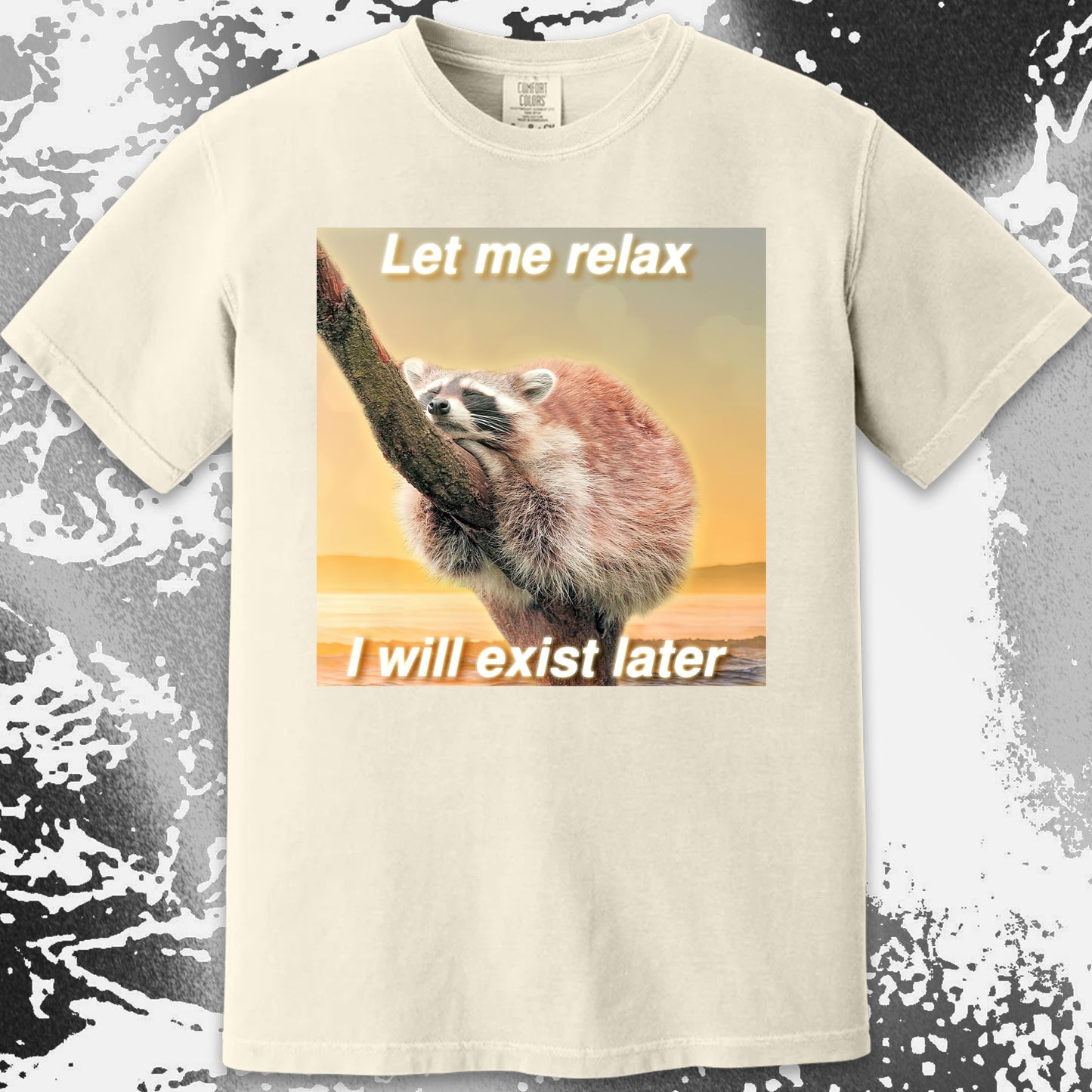 Let Me Relax Raccoon T-Shirt