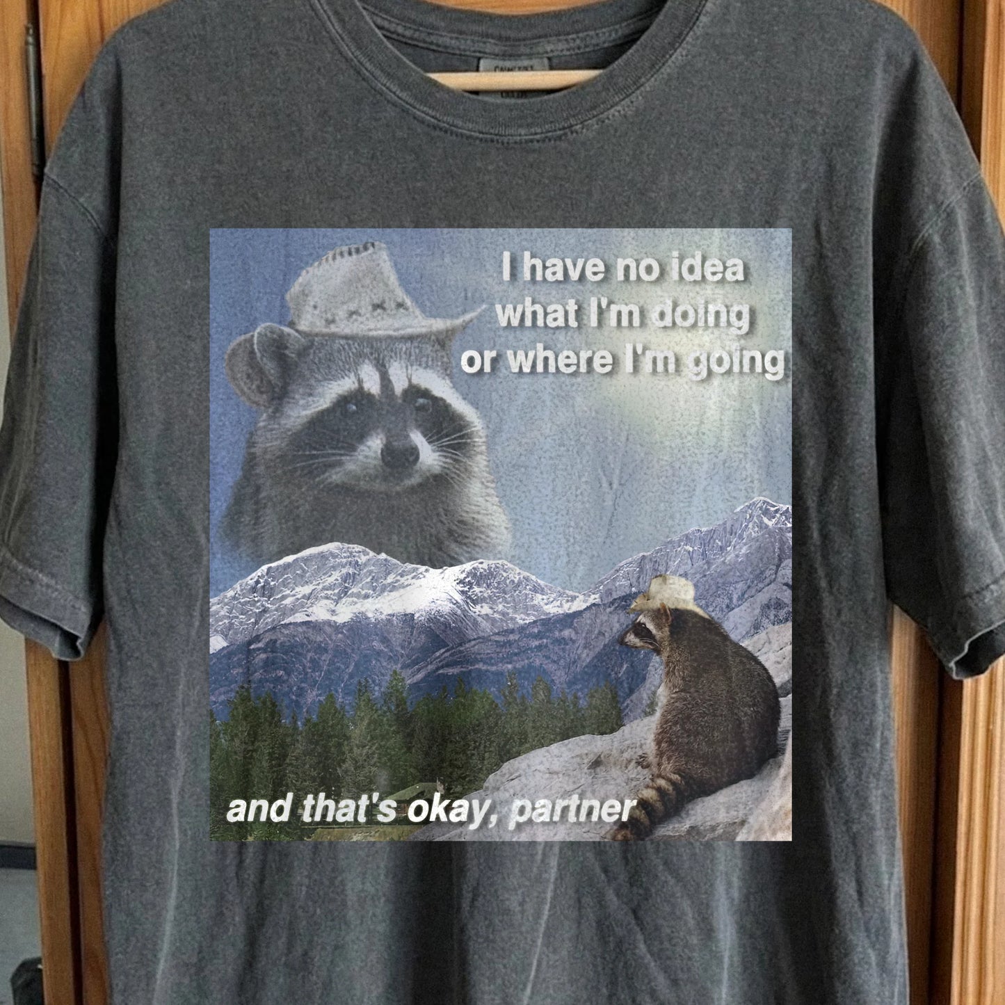 I Have No Idea What I’m Doing Raccoon T-Shirt