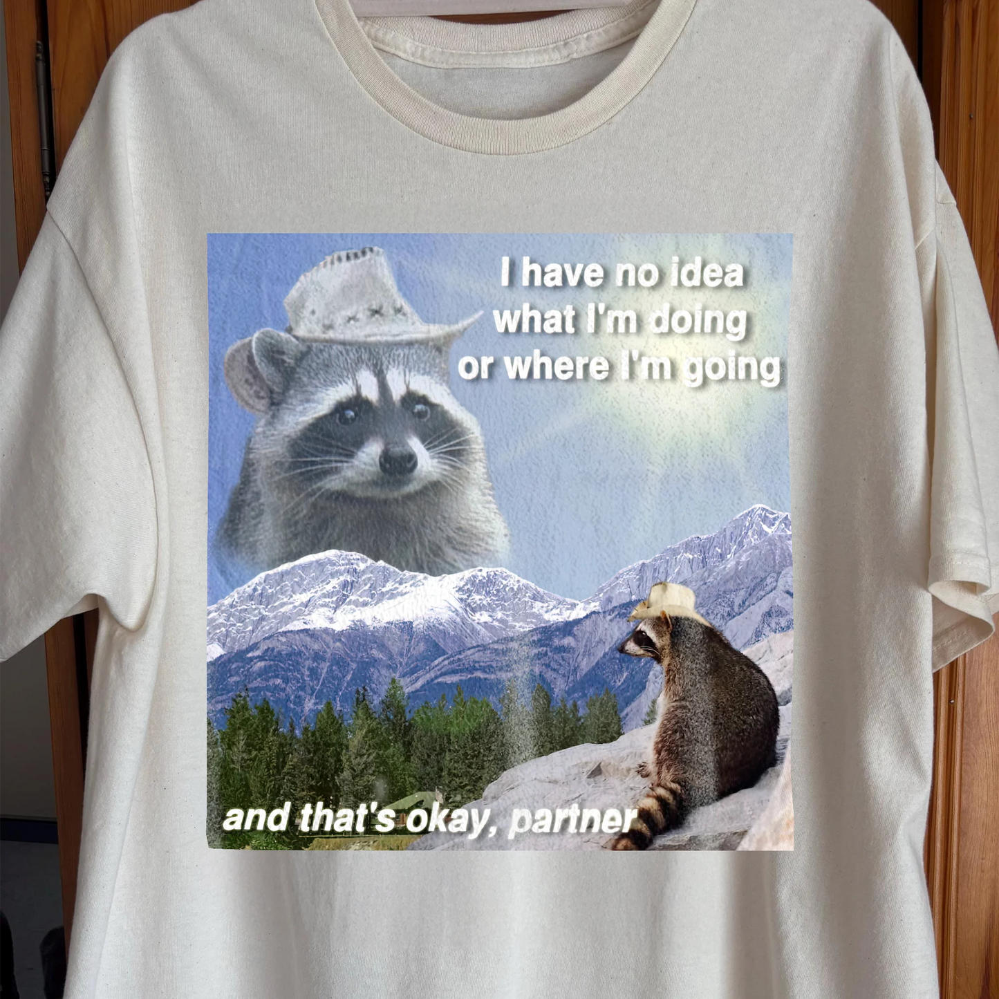 I Have No Idea What I’m Doing Raccoon T-Shirt