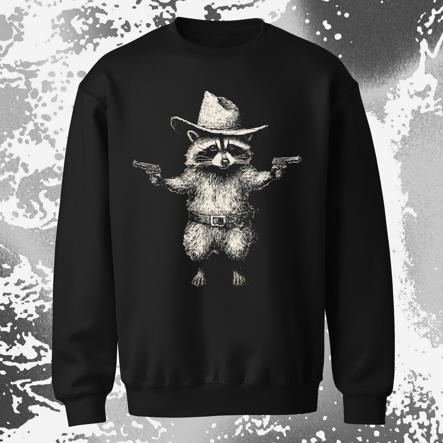 Cowboy Raccoon Dual Pistols