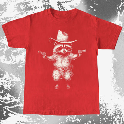 Cowboy Raccoon Dual Pistols