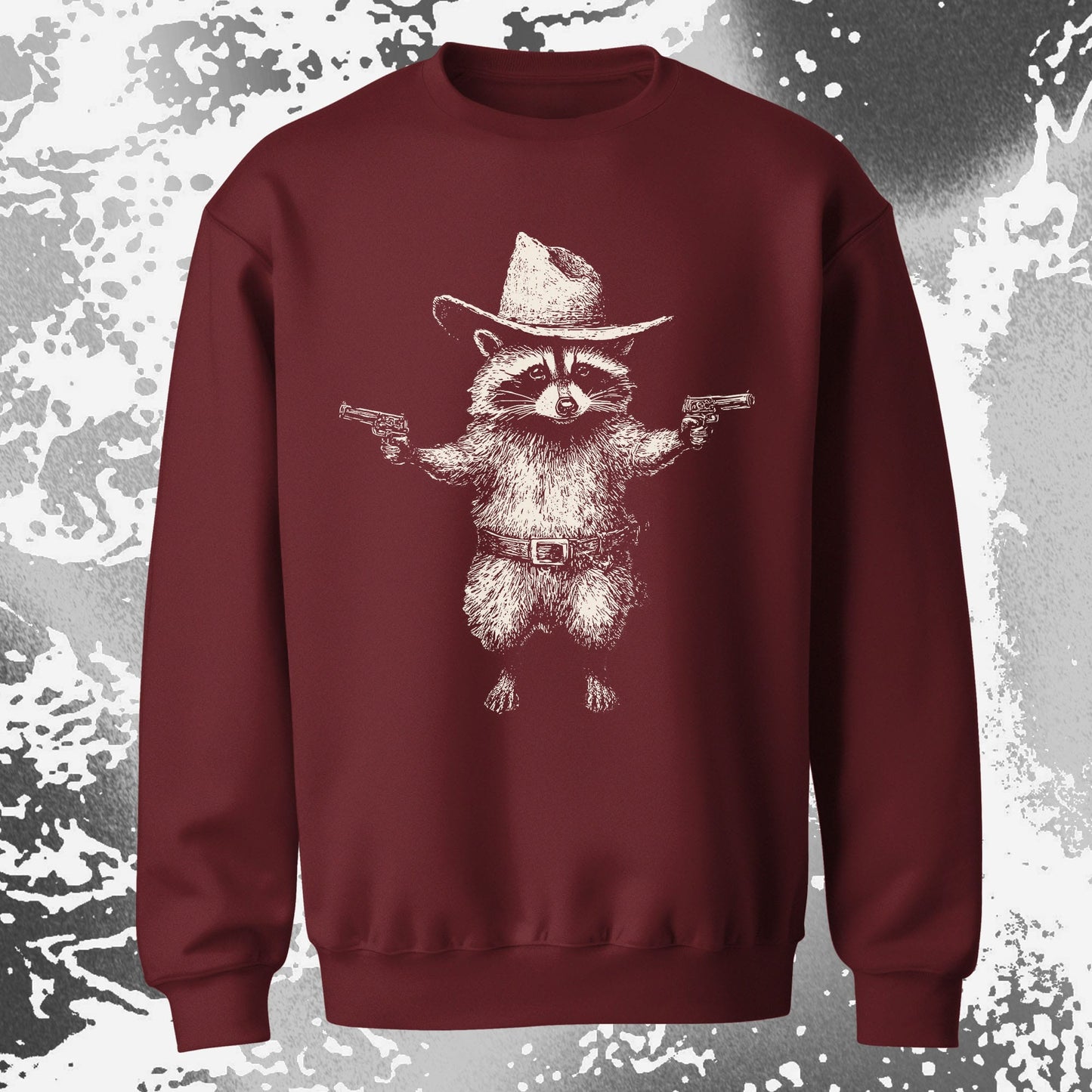 Cowboy Raccoon Dual Pistols