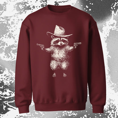 Cowboy Raccoon Dual Pistols