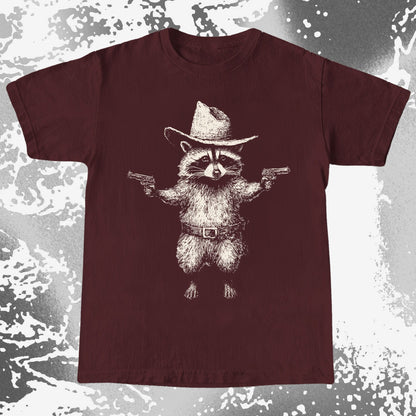 Cowboy Raccoon Dual Pistols