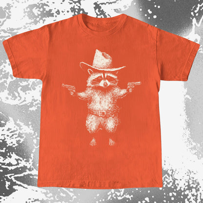 Cowboy Raccoon Dual Pistols
