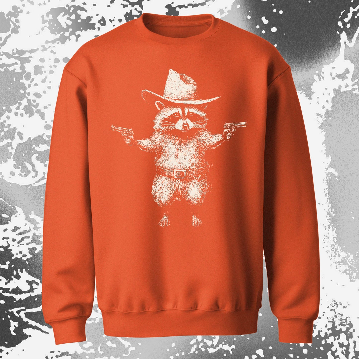 Cowboy Raccoon Dual Pistols