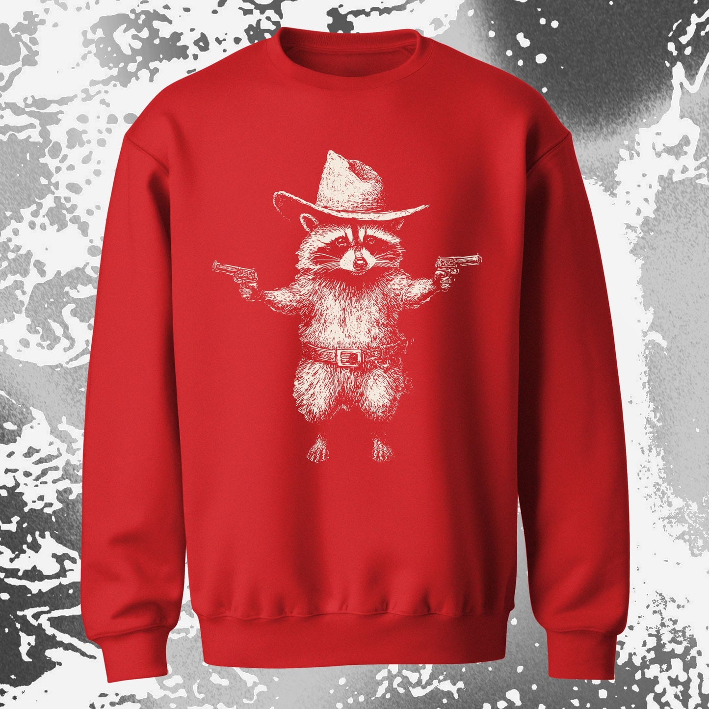 Cowboy Raccoon Dual Pistols