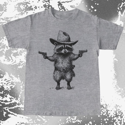 Cowboy Raccoon Dual Pistols