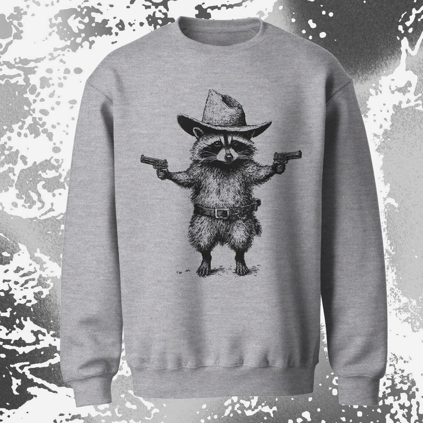 Cowboy Raccoon Dual Pistols