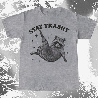 Funny Raccoon Stay Trashy Cute Trash Panda Shirt
