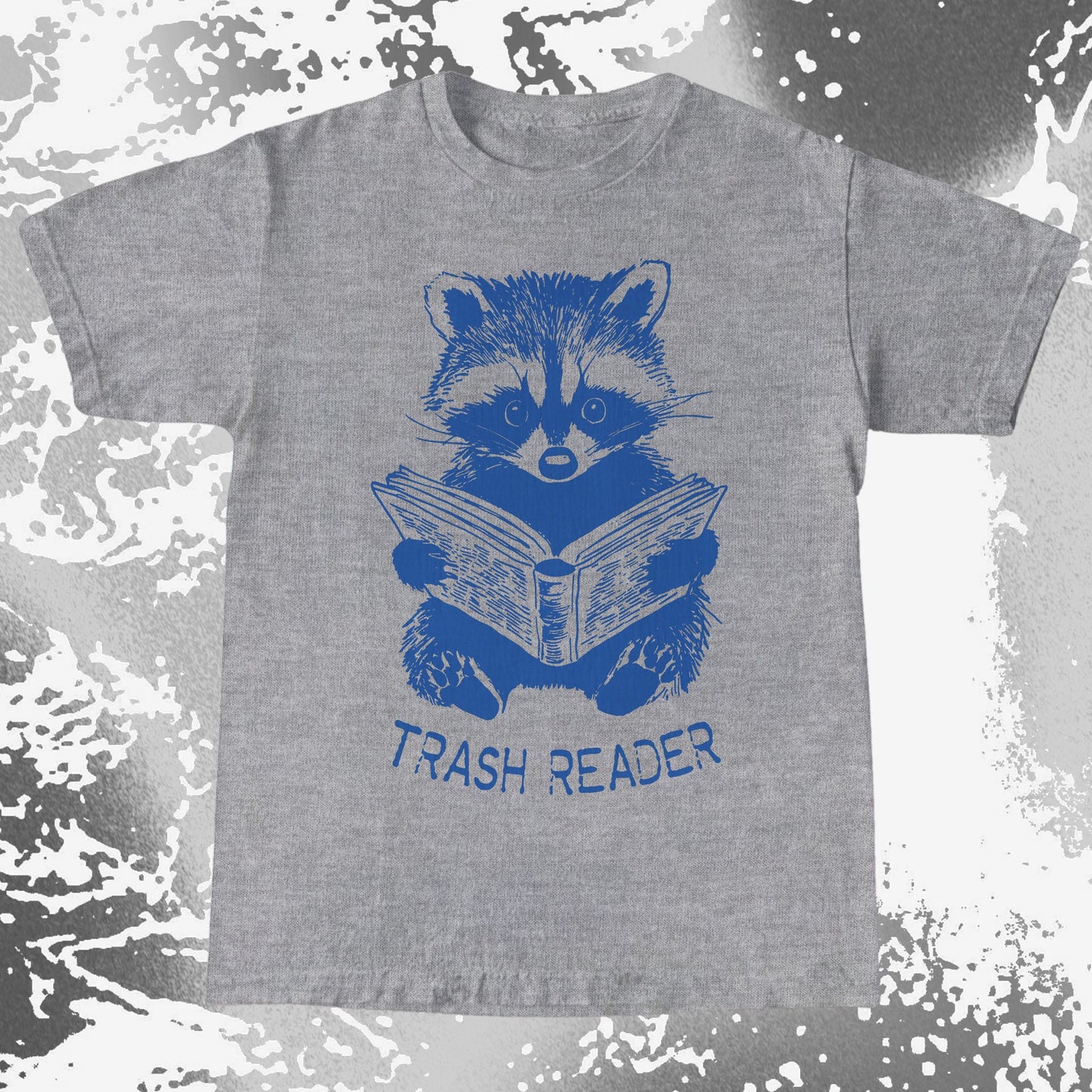 Trash Reader Raccoon Shirt – Funny Book Lover Graphic Tee