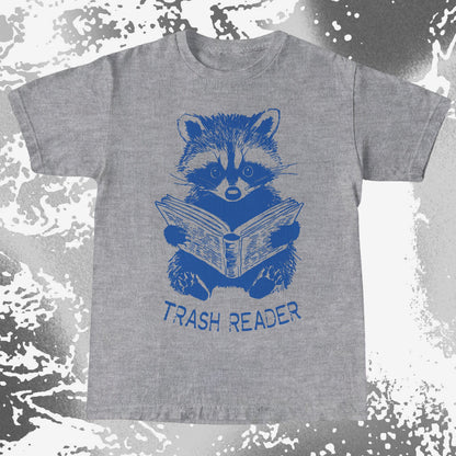 Trash Reader Raccoon Shirt – Funny Book Lover Graphic Tee