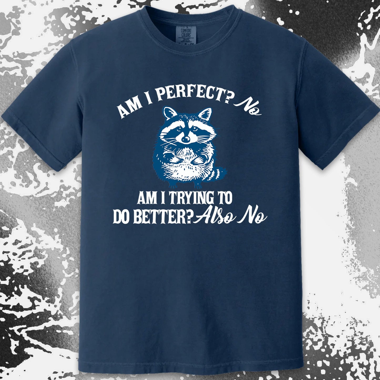 Am I Perfect? No Raccoon T-Shirt – Honest Self Awareness