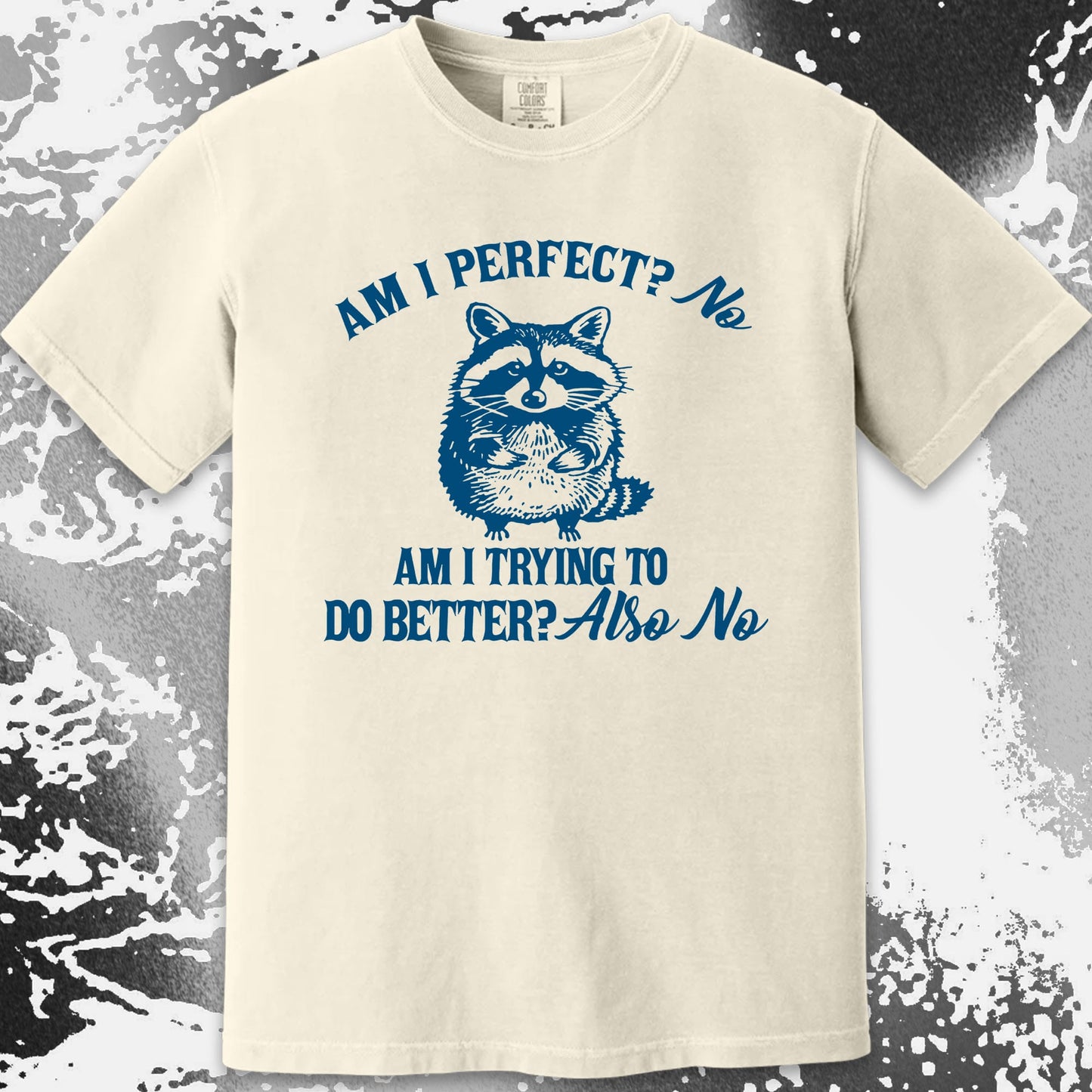 Am I Perfect? No Raccoon T-Shirt – Honest Self Awareness