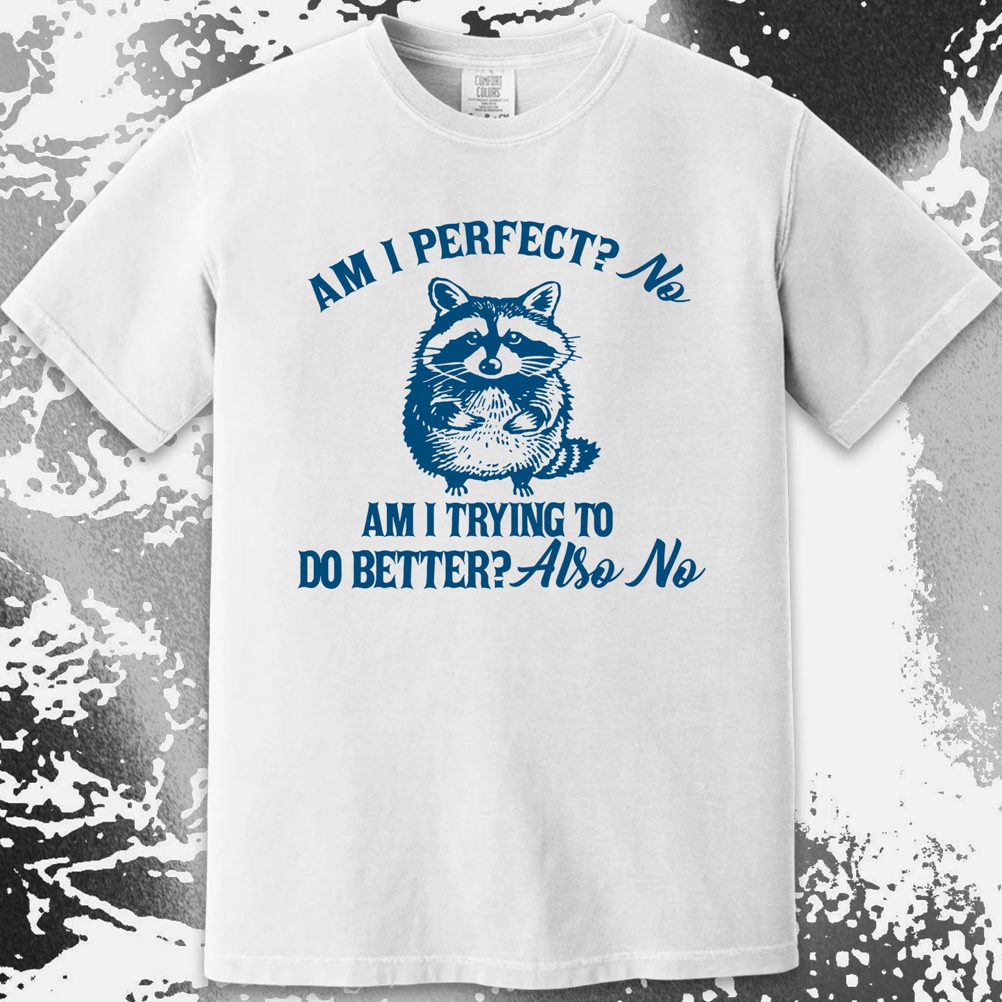 Am I Perfect? No Raccoon T-Shirt – Honest Self Awareness