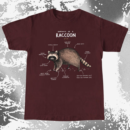 Anatomy of a Raccoon Funny Diagram