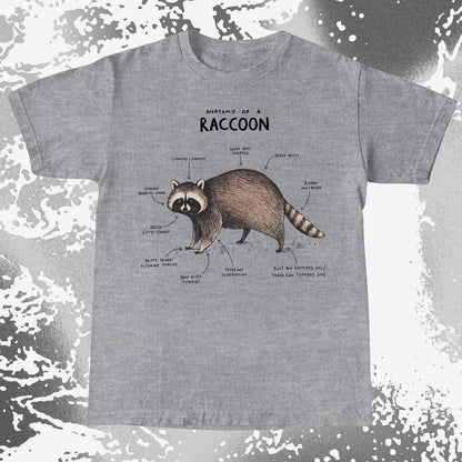 Anatomy of a Raccoon Funny Diagram