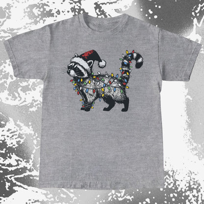 Funny Christmas Raccoon Lights