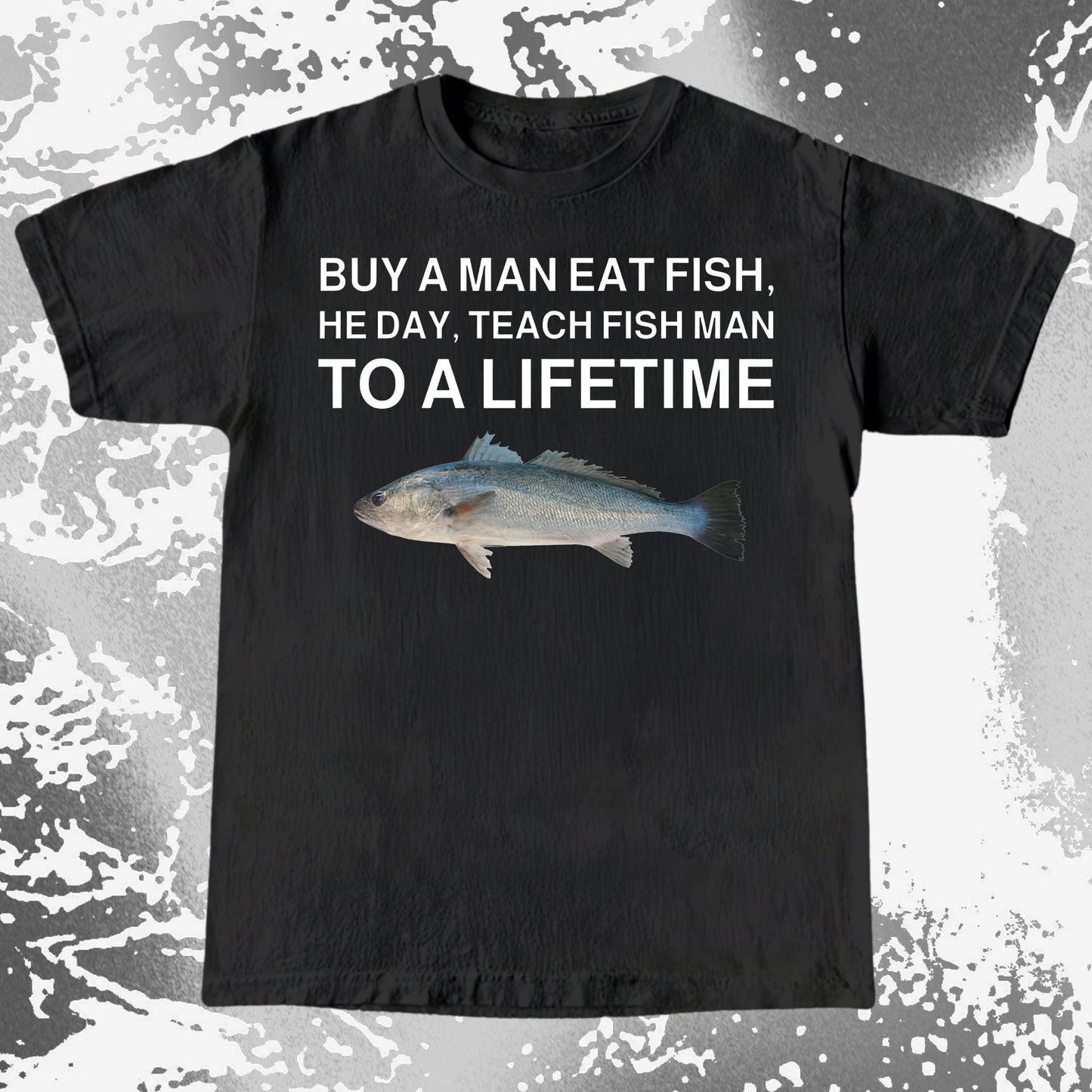 Funny Buy a Man Eat Fish Shirt