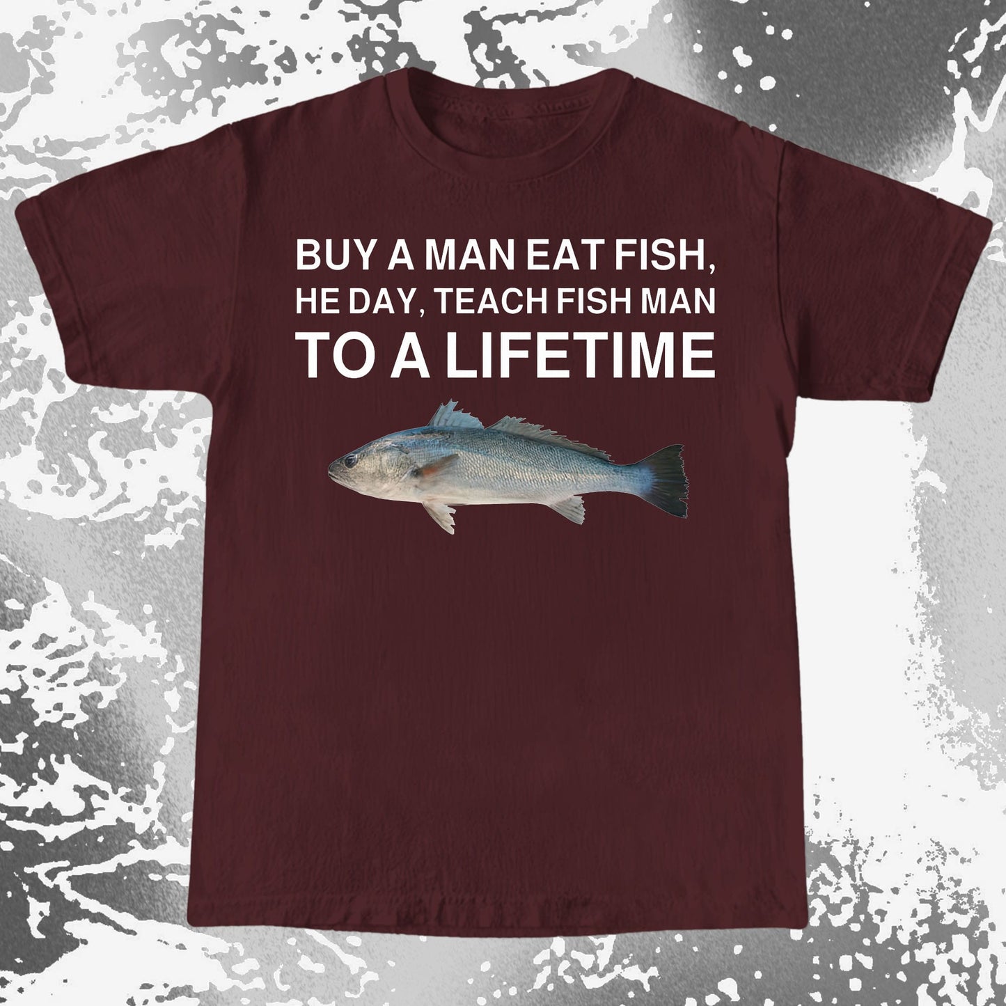 Funny Buy a Man Eat Fish Shirt