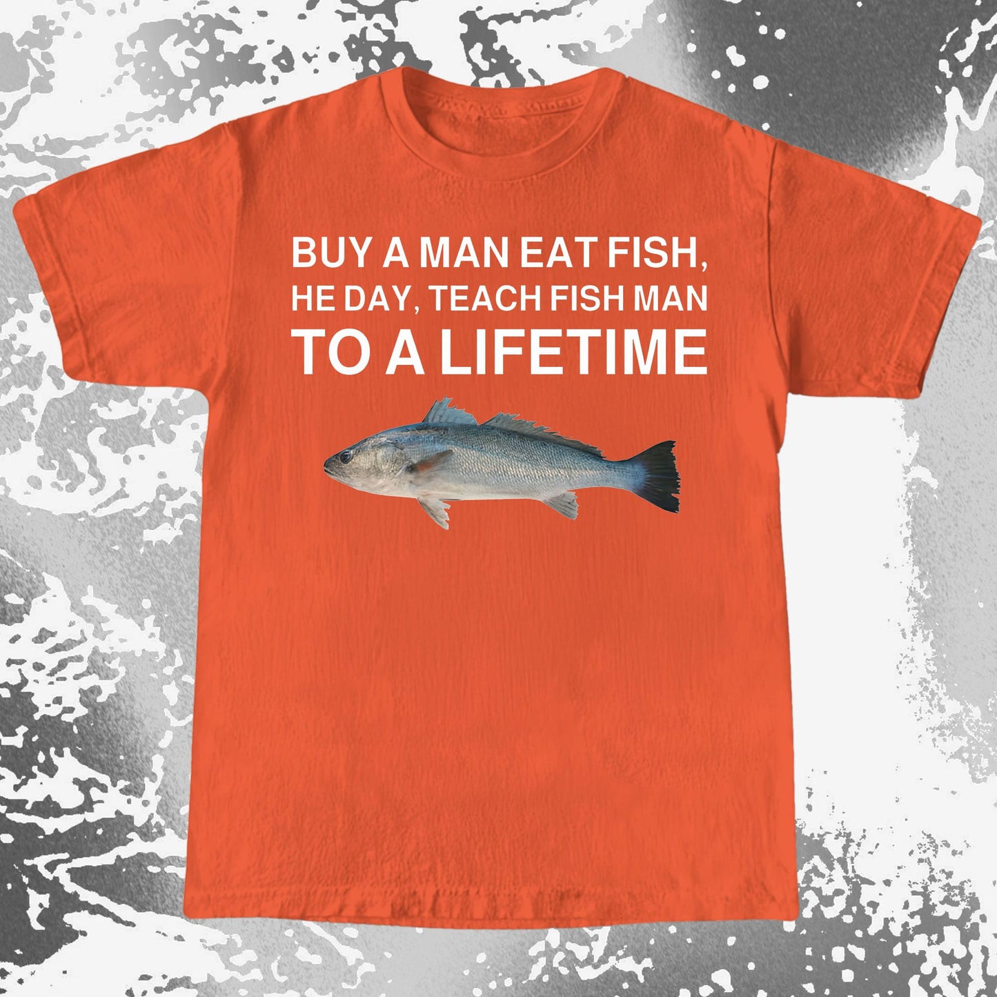 Funny Buy a Man Eat Fish Shirt