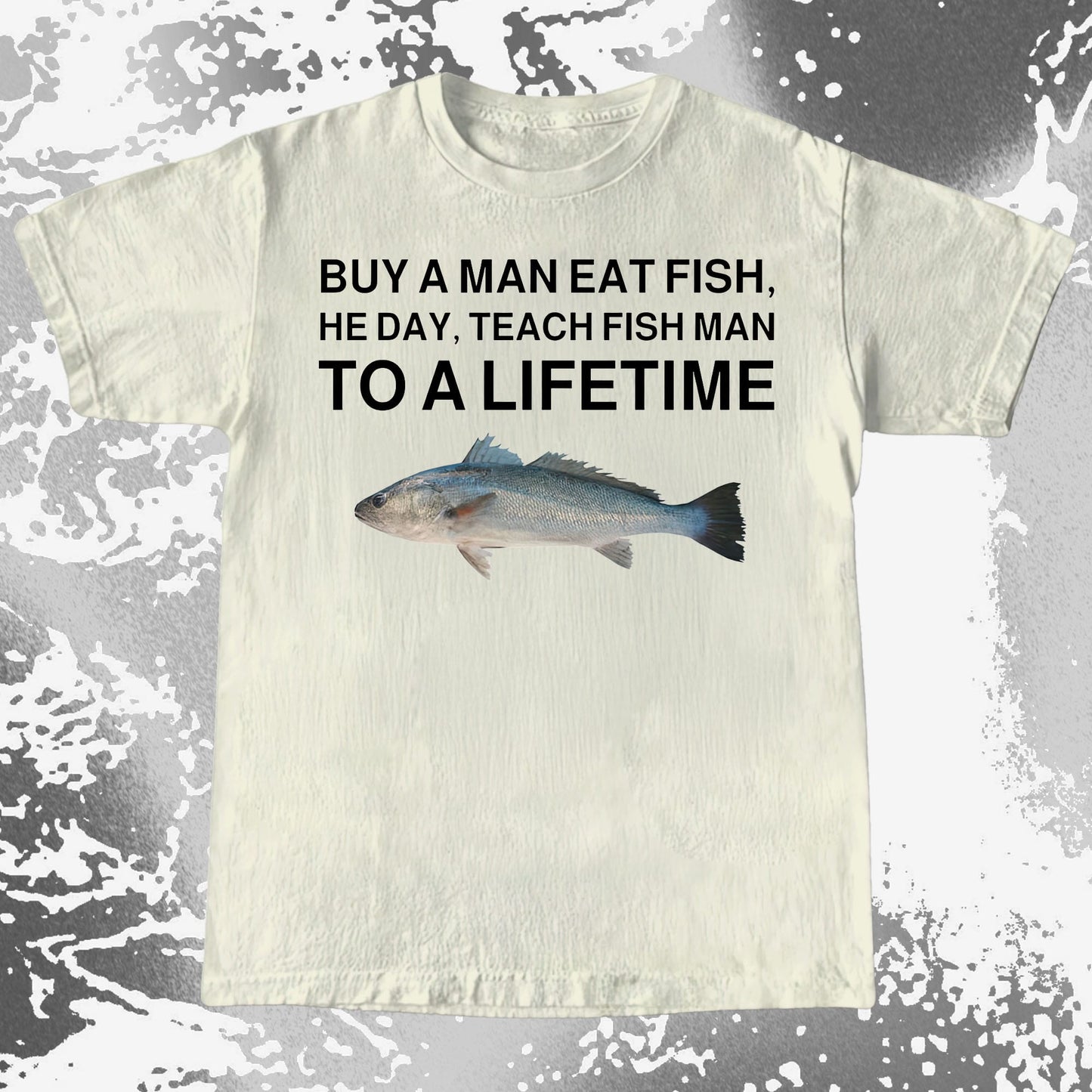 Funny Buy a Man Eat Fish Shirt