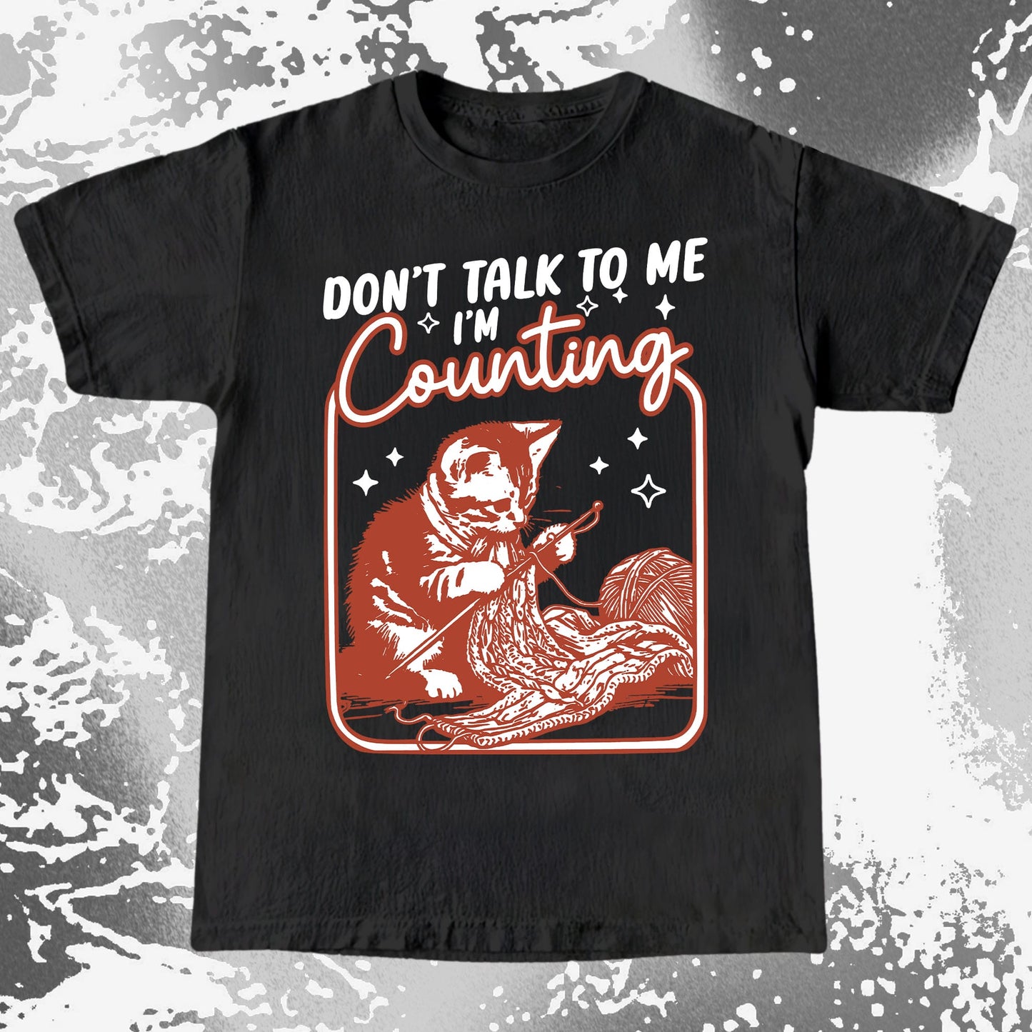 Don’t Talk To Me I’m Counting Cat Knitting Shirt
