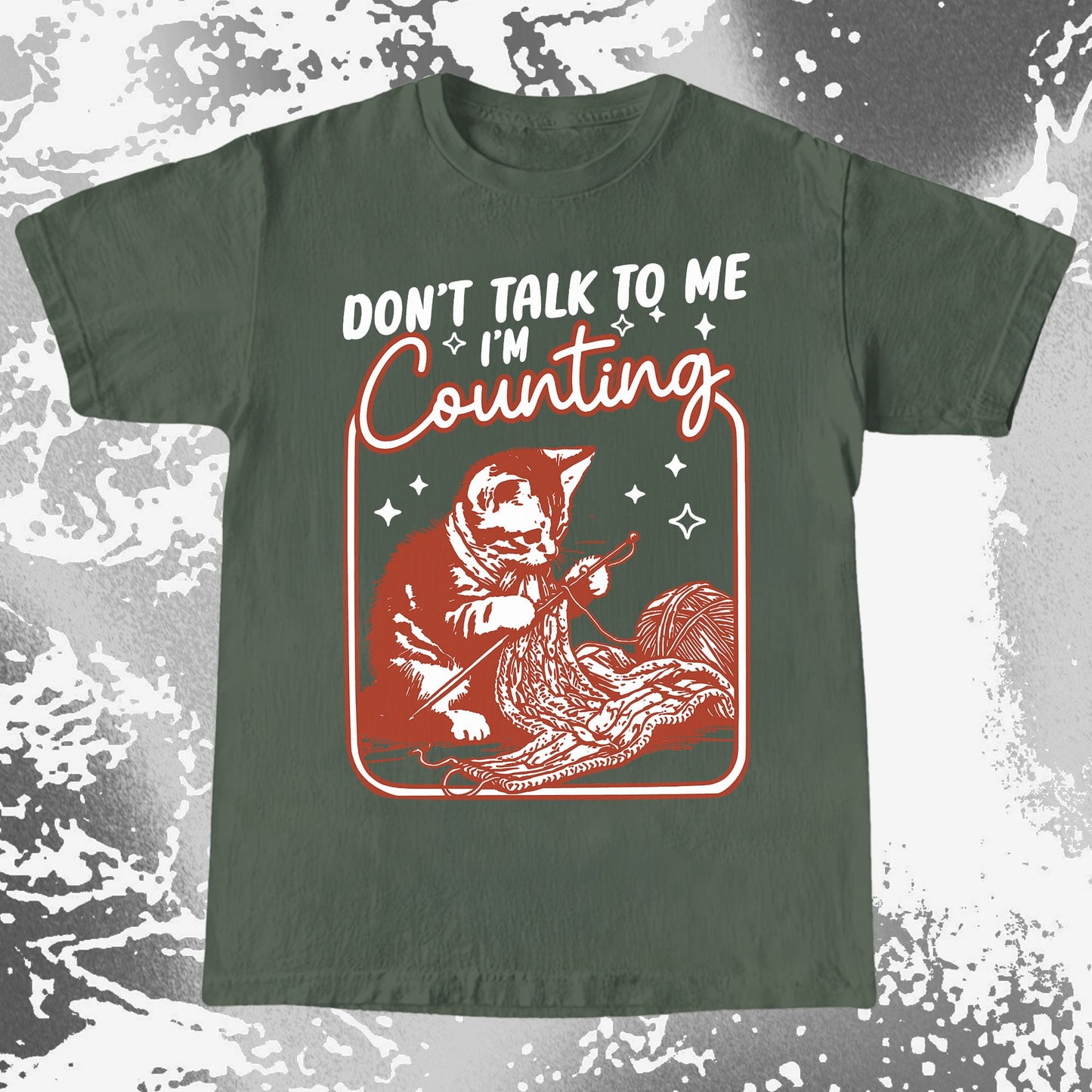 Don’t Talk To Me I’m Counting Cat Knitting Shirt