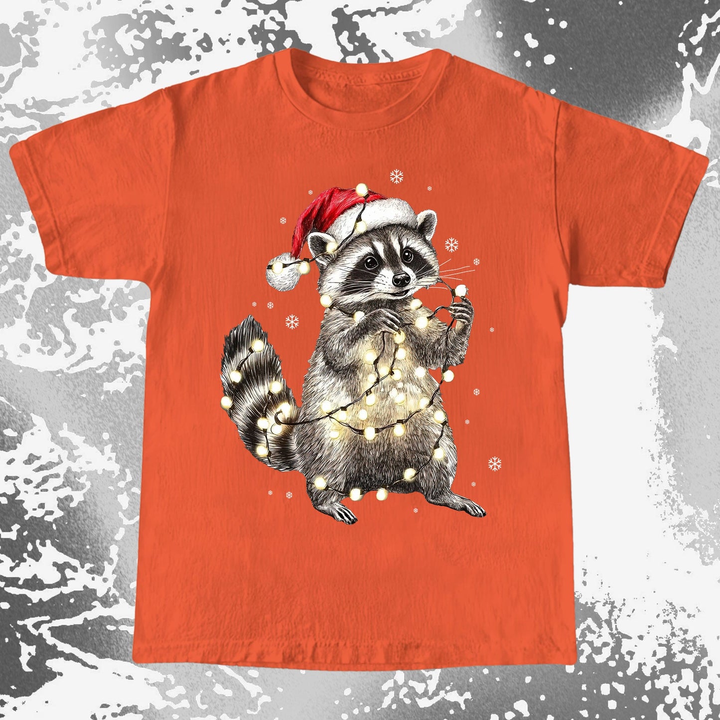 Chaotic Christmas Raccoon