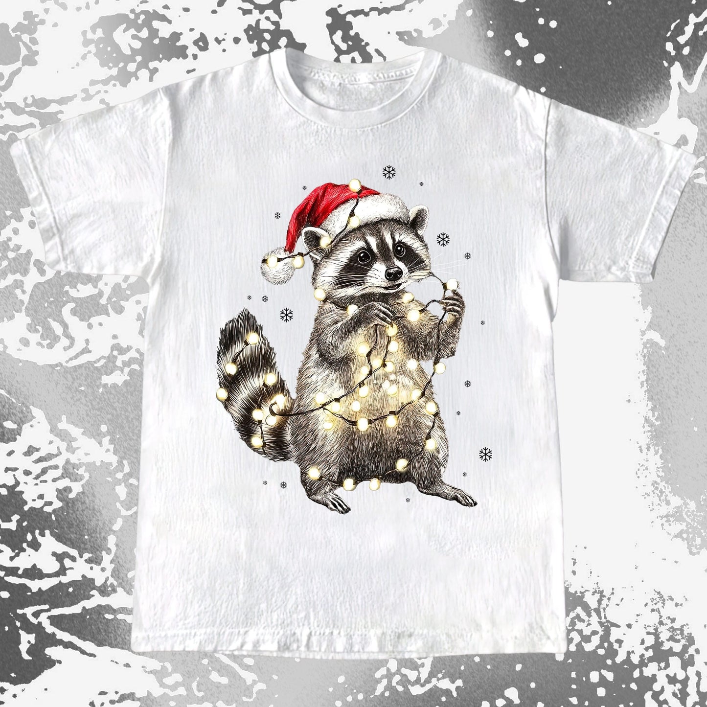 Chaotic Christmas Raccoon