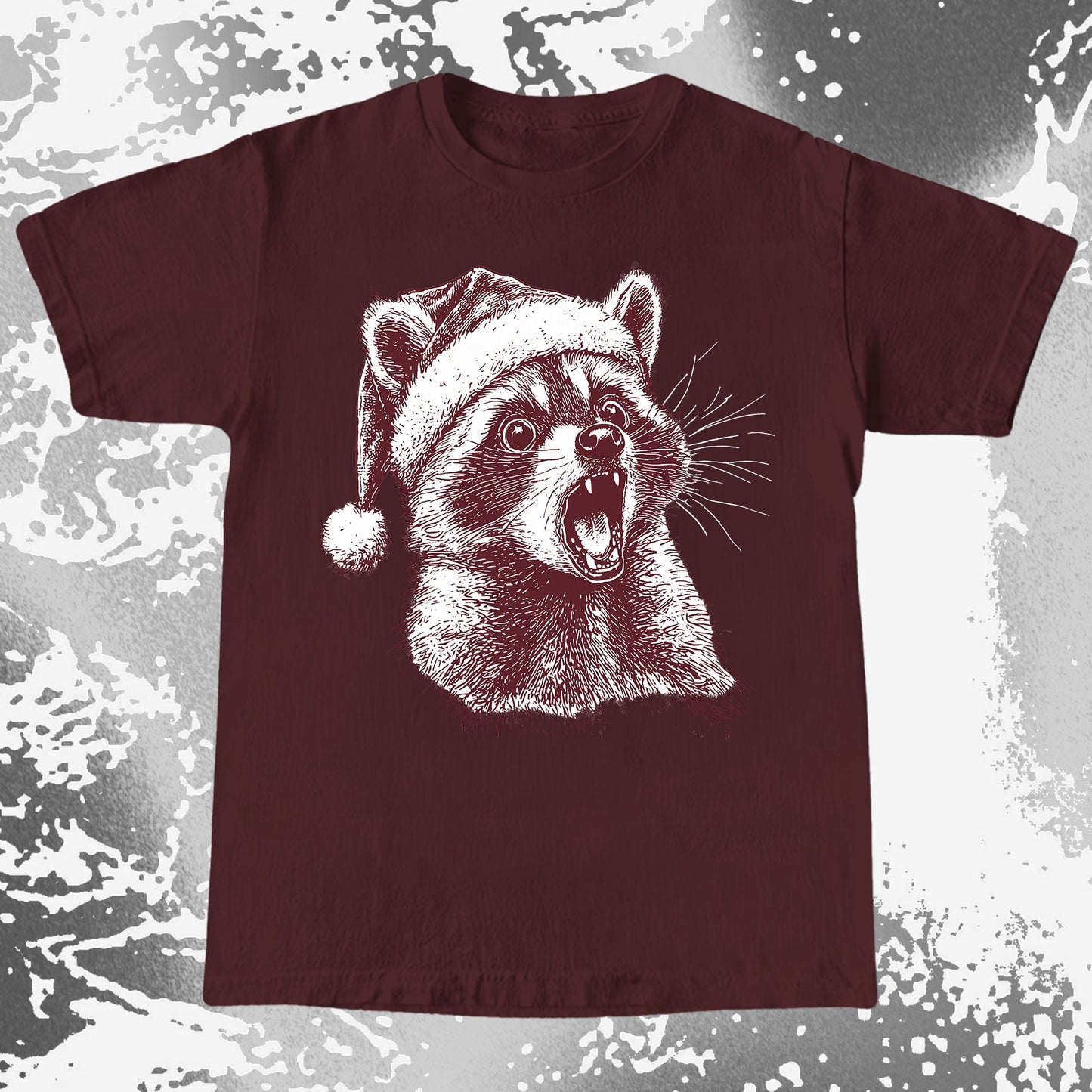 Christmas Raccoon Energy