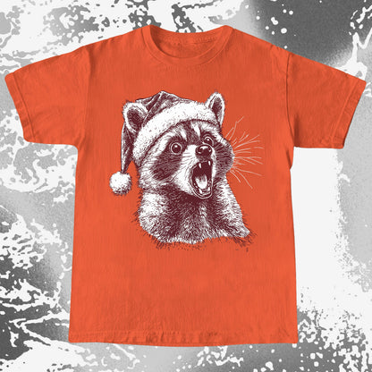 Christmas Raccoon Energy