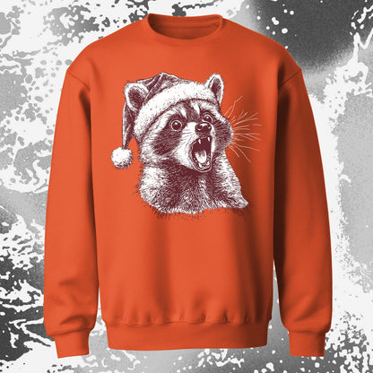 Christmas Raccoon Energy