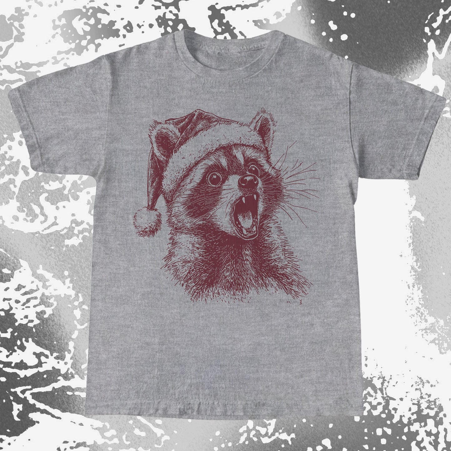 Christmas Raccoon Energy