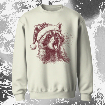 Christmas Raccoon Energy