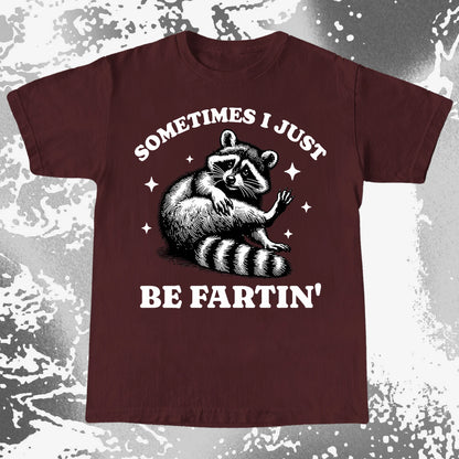 Sometimes I Just Be Fartin’ Raccoon Shirt