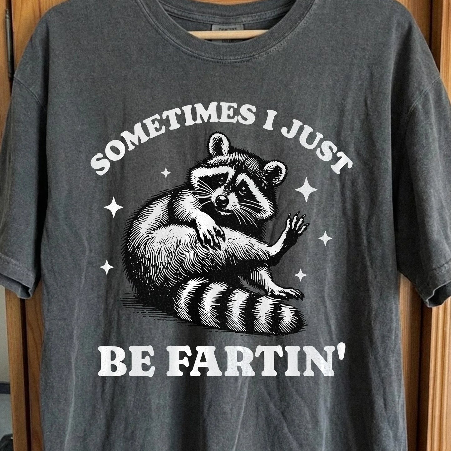 Sometimes I Just Be Fartin’ Raccoon Shirt