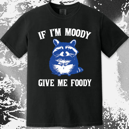 If I’m Moody Give Me Foody Raccoon Shirt