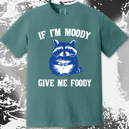 If I’m Moody Give Me Foody Raccoon Shirt