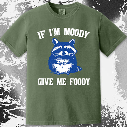 If I’m Moody Give Me Foody Raccoon Shirt
