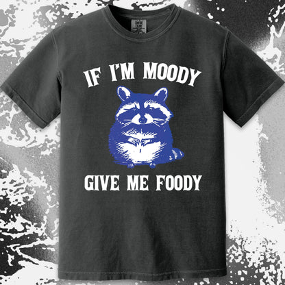 If I’m Moody Give Me Foody Raccoon Shirt
