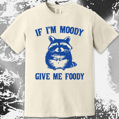 If I’m Moody Give Me Foody Raccoon Shirt